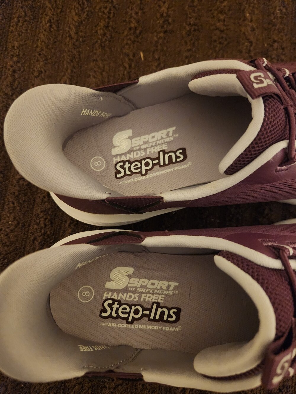 Sport by Skechers Purple Women's Size 8 Prancie Step-Ins Sneakers - Picture 5 of 7